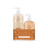 Potted Plant Lotion & Hand Soap Duo - Pumpkin Spice