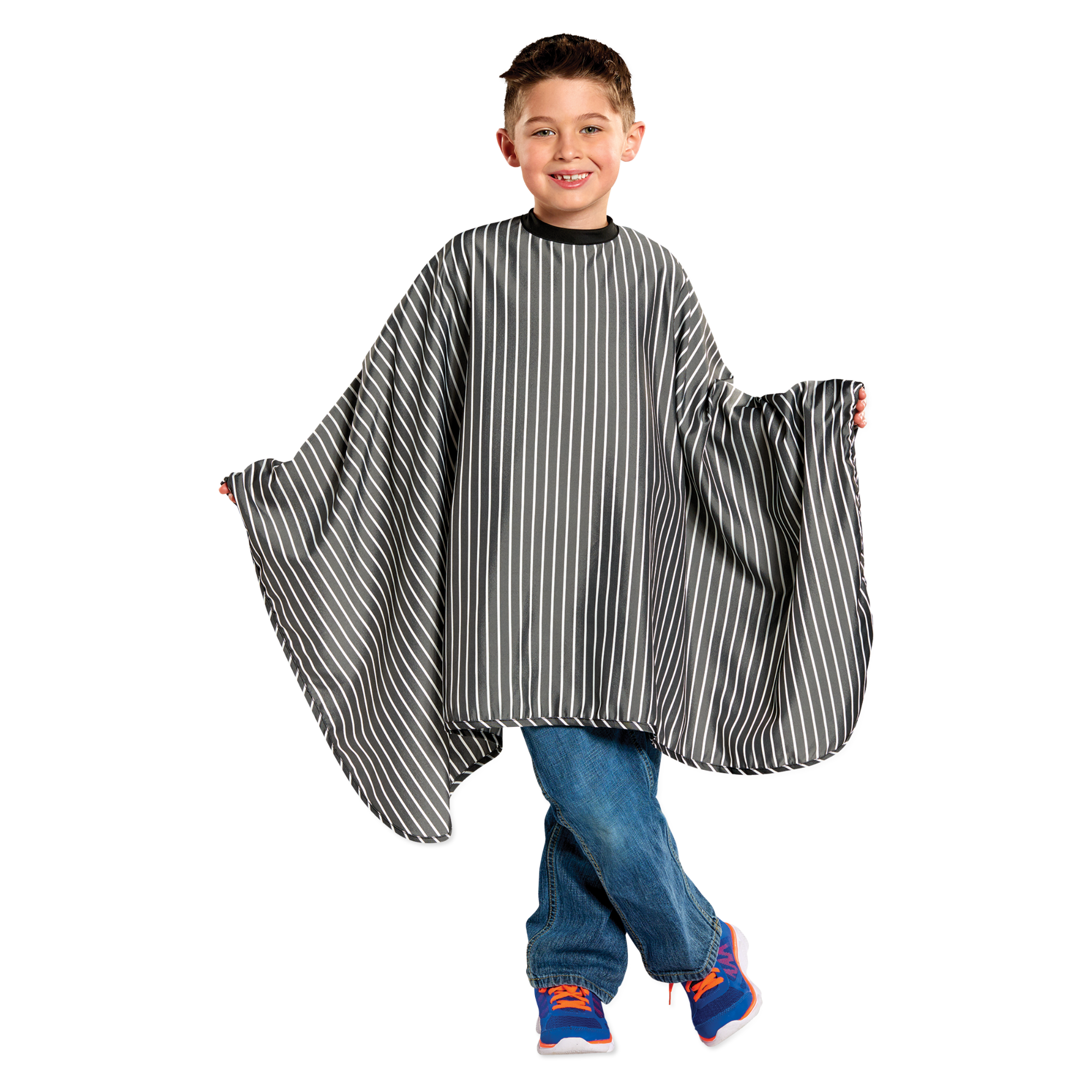 Scalpmaster Kids Striped Barber Cape (4130) Secondary image