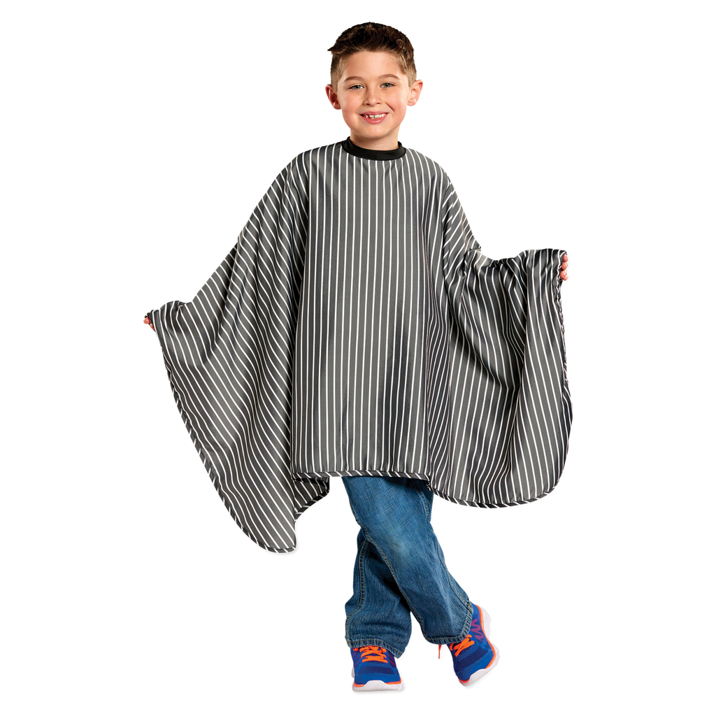 Scalpmaster Kids Striped Barber Cape (4130)
