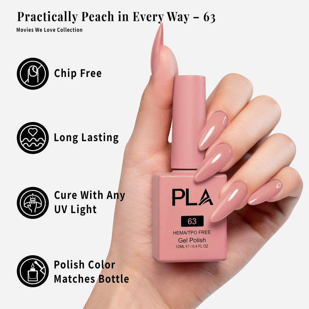 PLA Gel Polish 12ml - Practically Peach in Every Way 63