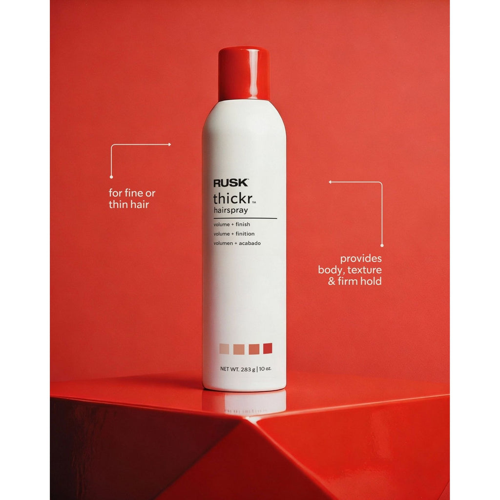Rusk Thickr Hairspray 10oz
