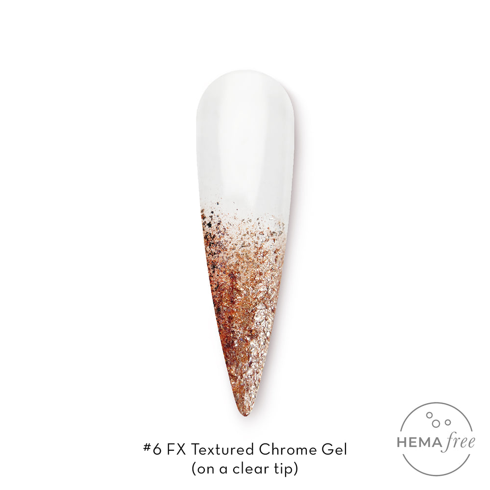 Fuzion FX Textured Chrome Gel 5g - #6