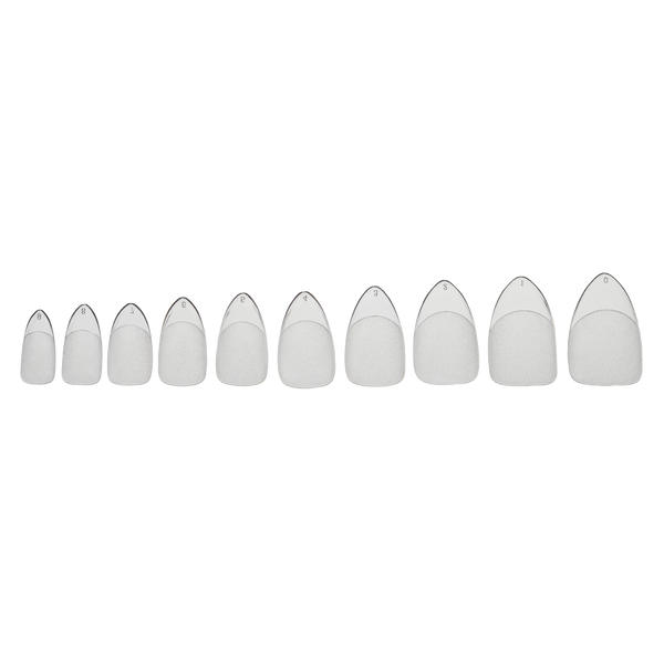 DL Pro 300pc Nail Tip Kit - Almond Clear (DL-C567)