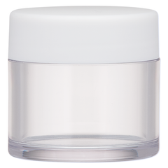 Fantasea White Lid Acrylic Jar 1oz (FSC390)