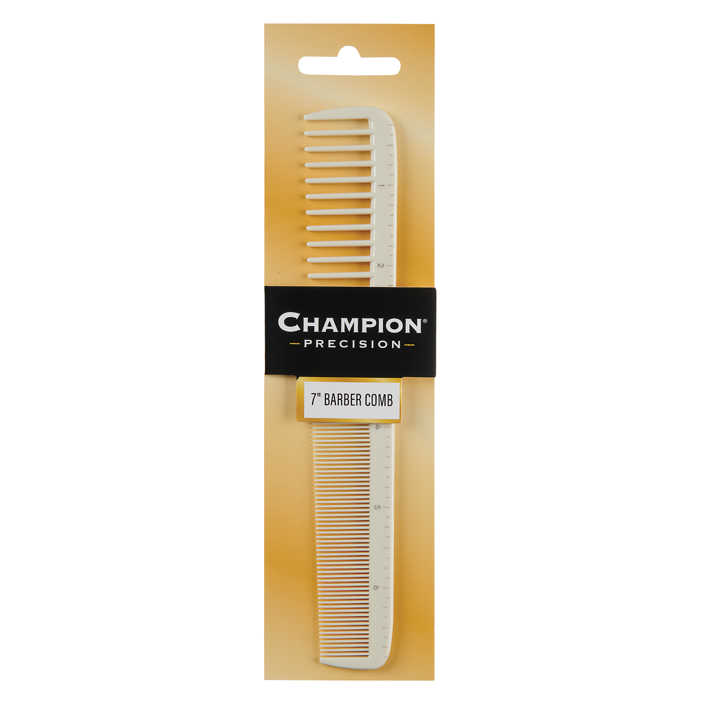 Champion Barber Comb With Measurement 7" (CC23) Secondary image