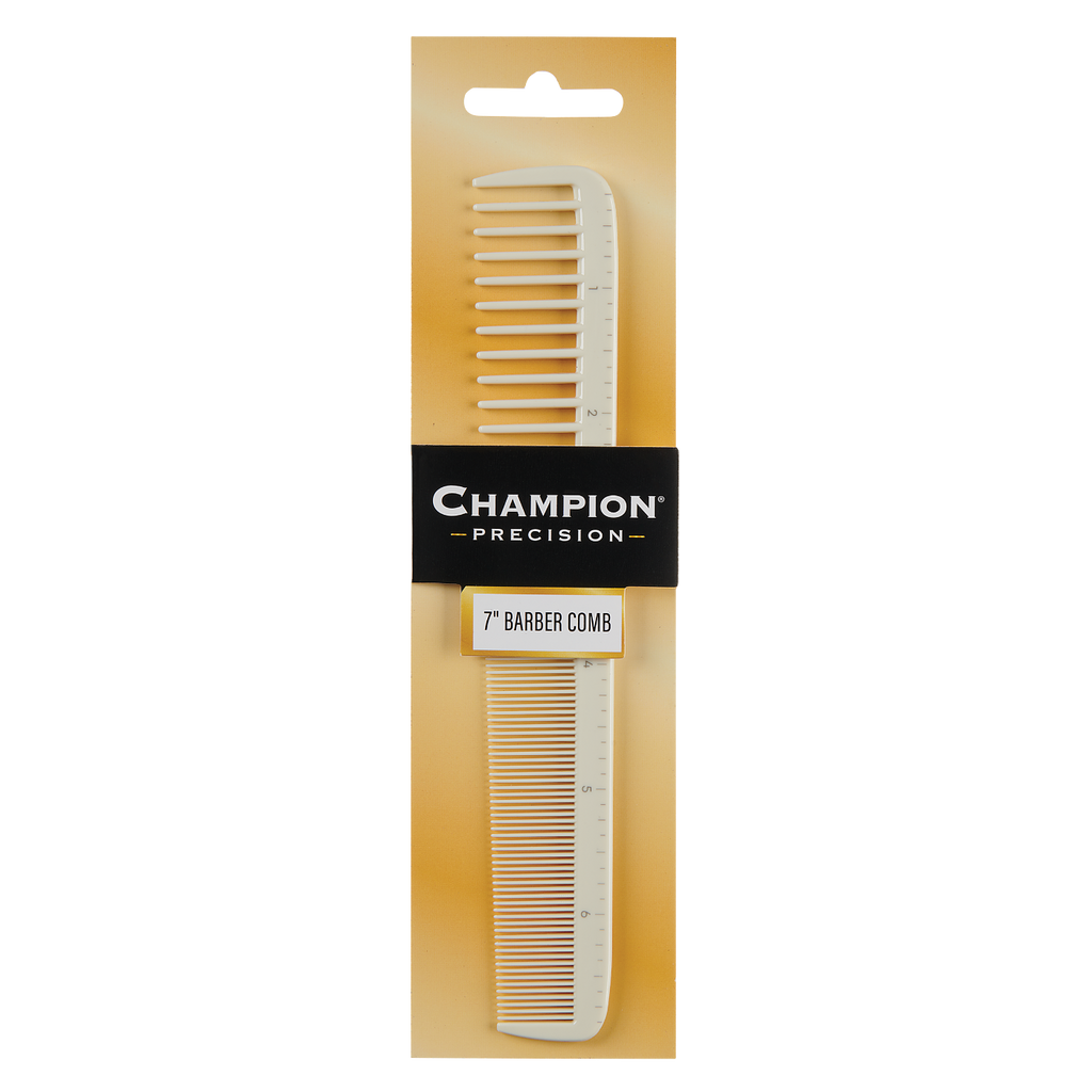 Champion Barber Comb With Measurement 7" (CC23)