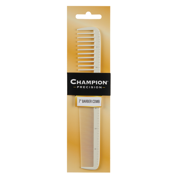 Champion Barber Comb With Measurement 7" (CC23)