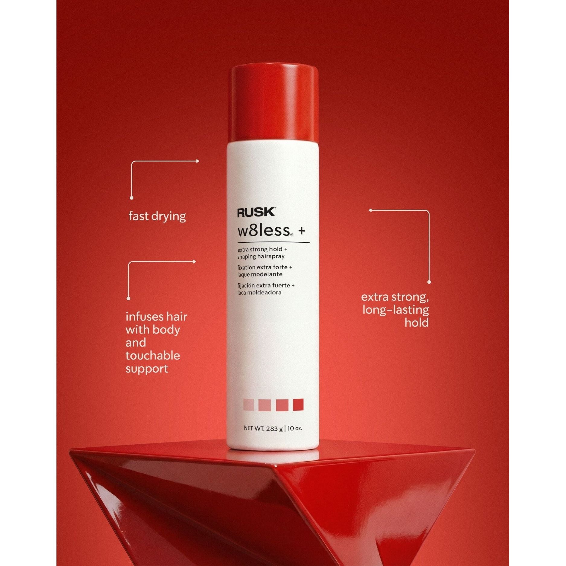 Rusk W8less Plus Hairspray 10oz Secondary image