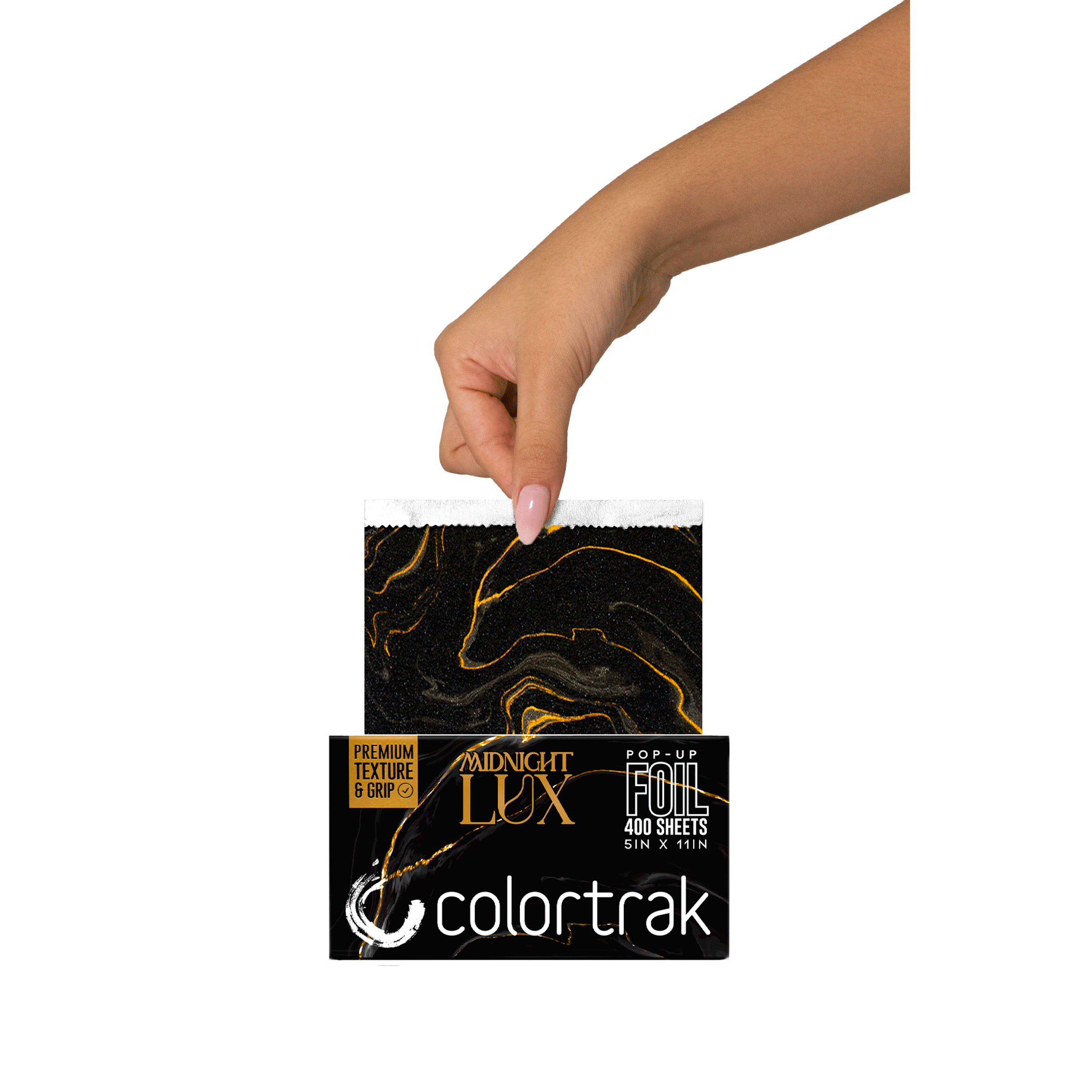 Colortrak Midnight Lux Pop Up Foil 5"x11" 400pk