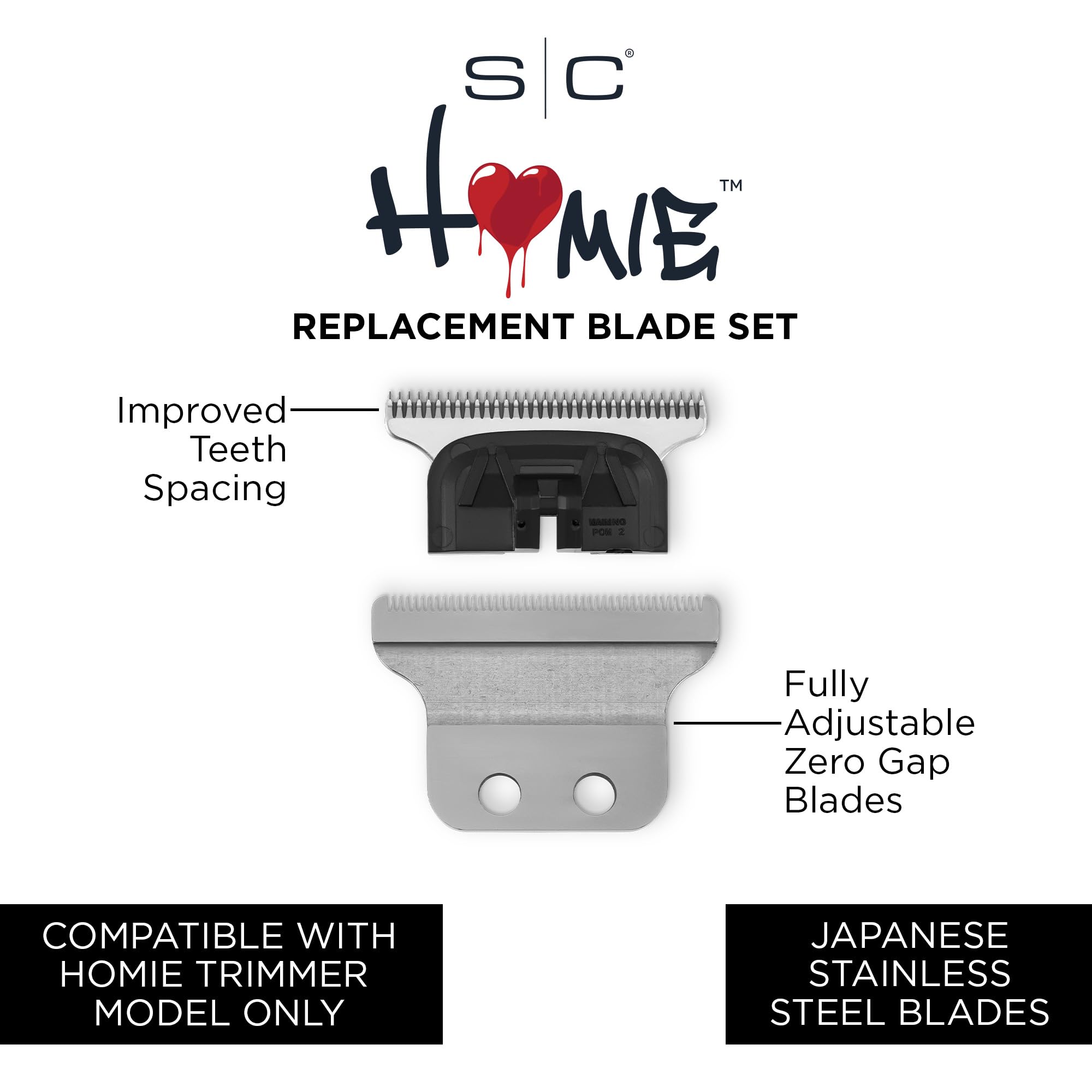 Stylecraft Homie Trimmer Replacement Blade Set (SC419S)