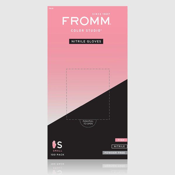 Fromm Pink Nitrile Gloves 100pk - Small (F9130)