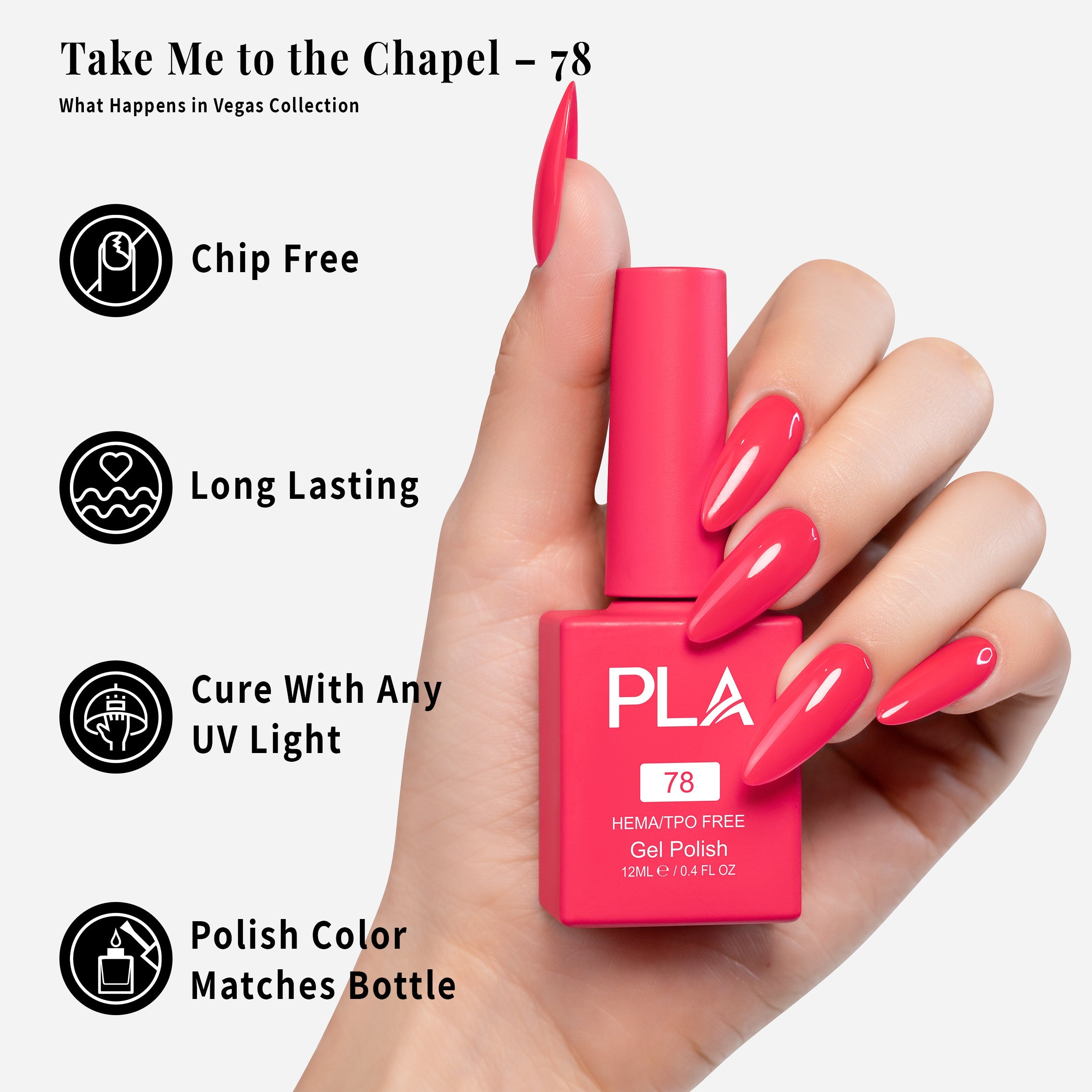 PLA Gel Polish 12ml - Take Me to the Chapel 78