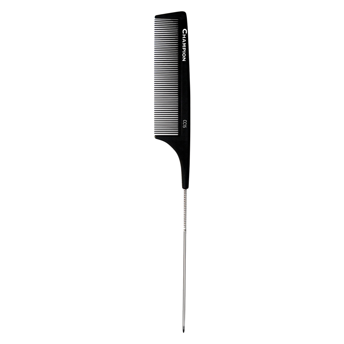Champion 9 1/4" Carbon Pin Tail Comb - Fine Main image