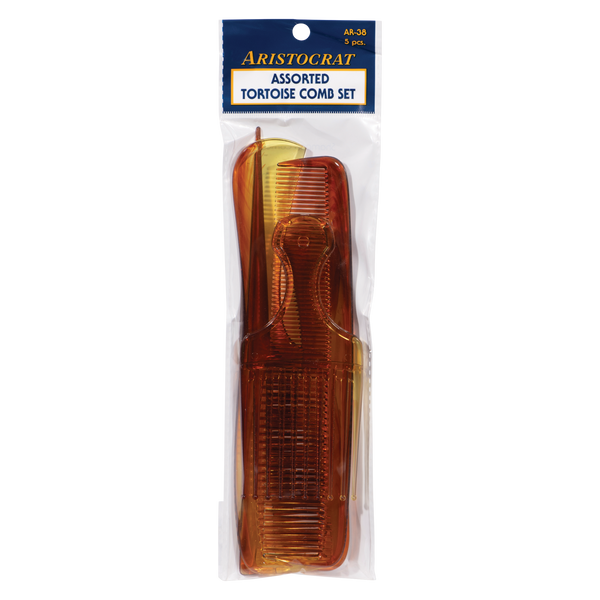 Aristocrat Assorted Tortoise Comb Set (AR-38)