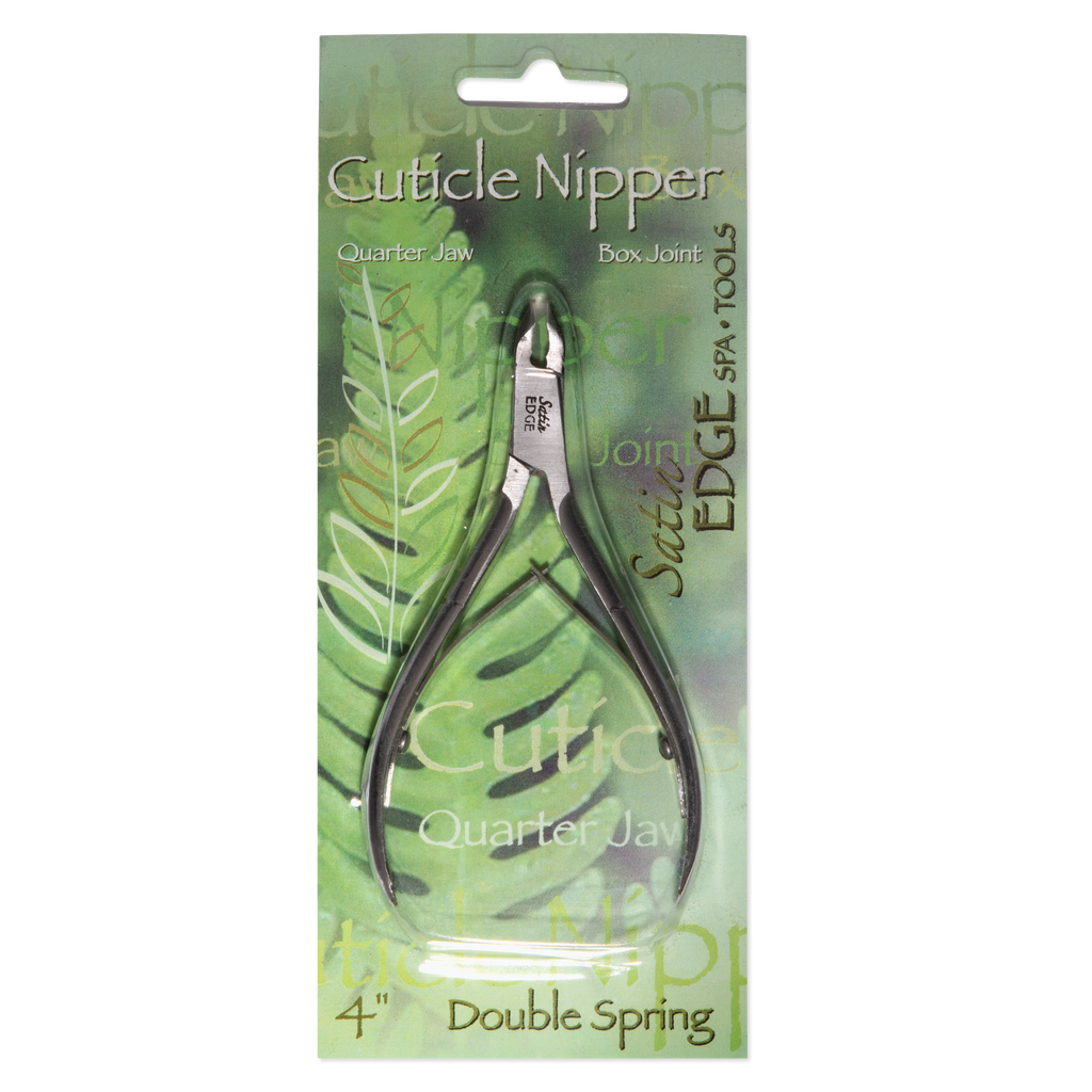Satin Edge Cuticle Nipper, Double Spring - Quarter Jaw (SE-2002)