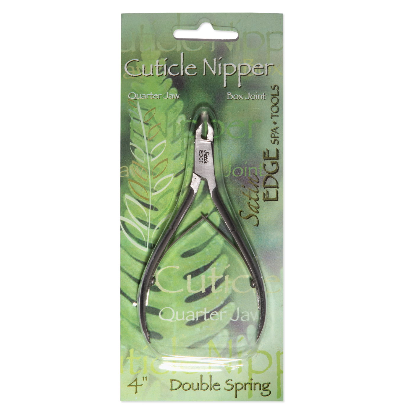 Satin Edge Cuticle Nipper, Double Spring - Quarter Jaw (SE-2002)