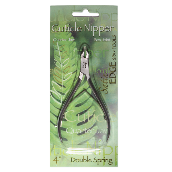 Satin Edge Cuticle Nipper, Double Spring - Quarter Jaw (SE-2002)