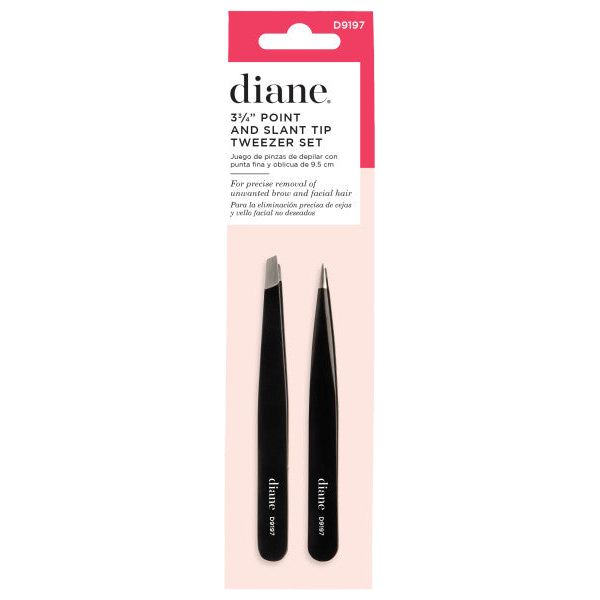 Diane 3 3/4" Point And Slant Tweezer Set Secondary image