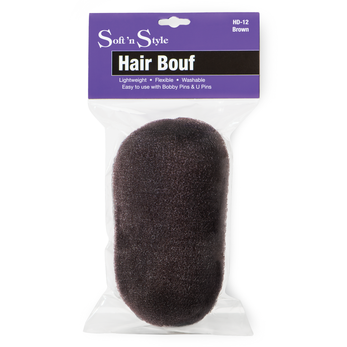 Soft 'N Style Hair Bouf - Brown (Hd-12)