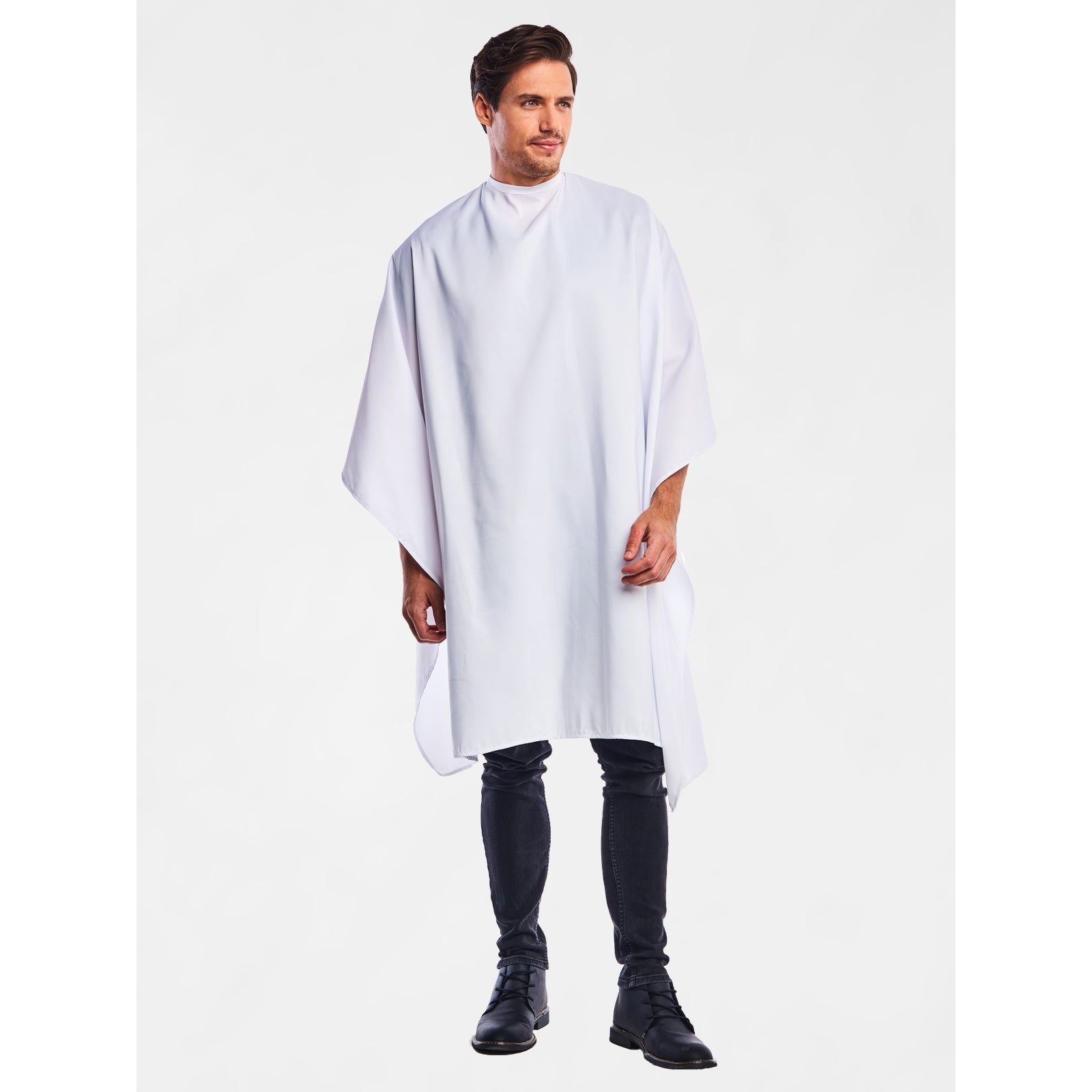 Betty Dain Super Size Styling Cape White -Snap (899S-WHT) Main image