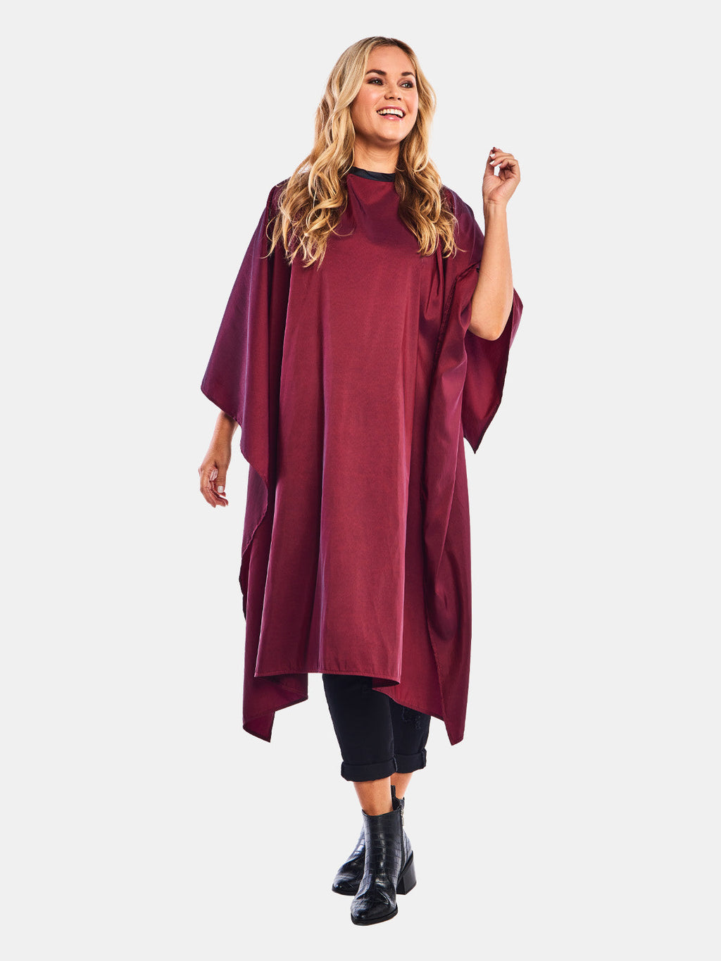 Betty Dain Super Size Styling Cape - Red (899A/S-RED)
