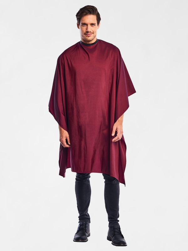 Betty Dain Super Size Styling Cape White -Snap (899S-WHT)