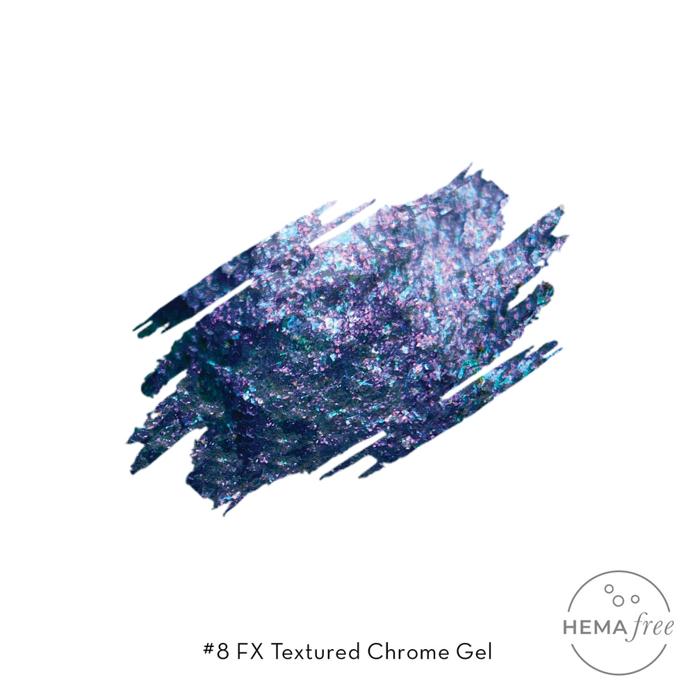 Fuzion FX Textured Chrome Gel 5g - #8