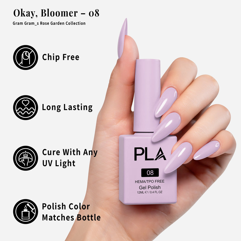 PLA Gel Polish 12ml - Okay, Bloomer 08