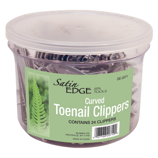 Satin Edge Curved Toenail Clippers (SE-2071)