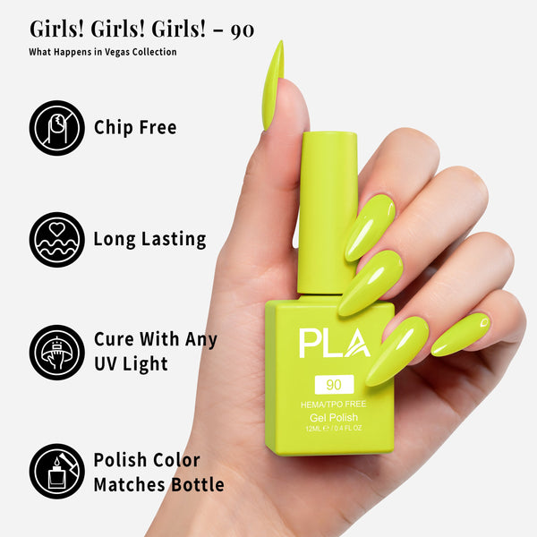 PLA Gel Polish 12ml - Girls! Girls! Girls! 90