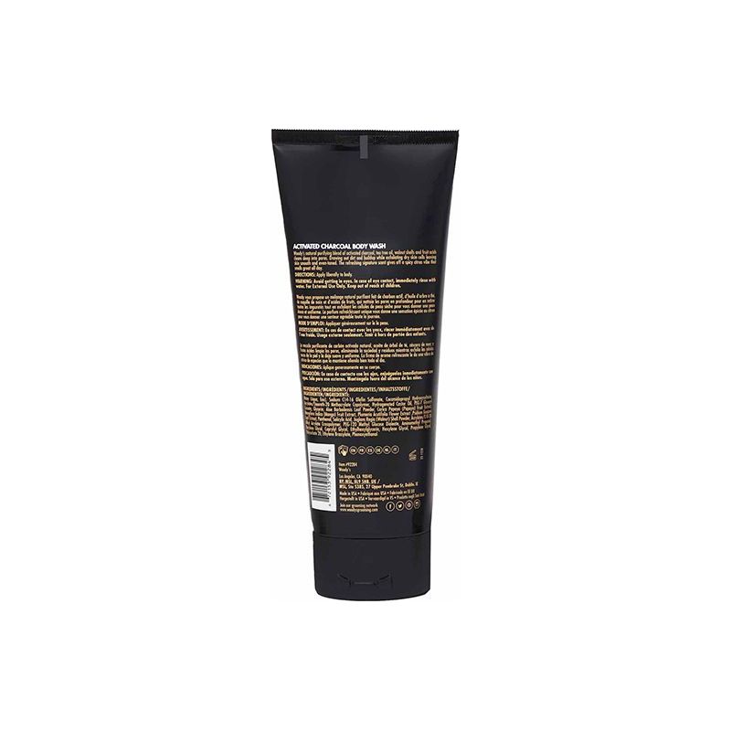 Woodys Activated Charcoal Body Wash (8oz) Secondary image