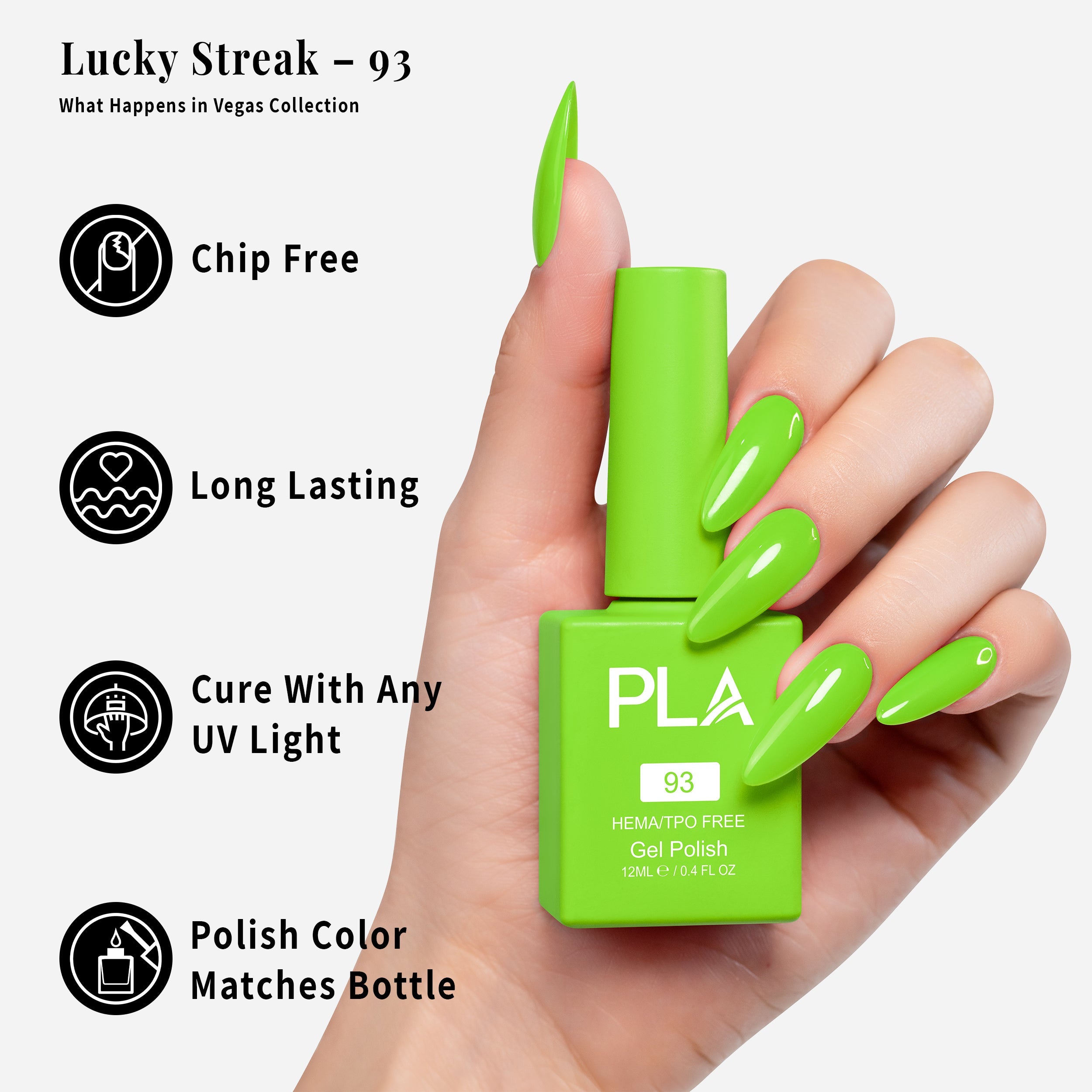 PLA Gel Polish 12ml - Lucky Streak 93