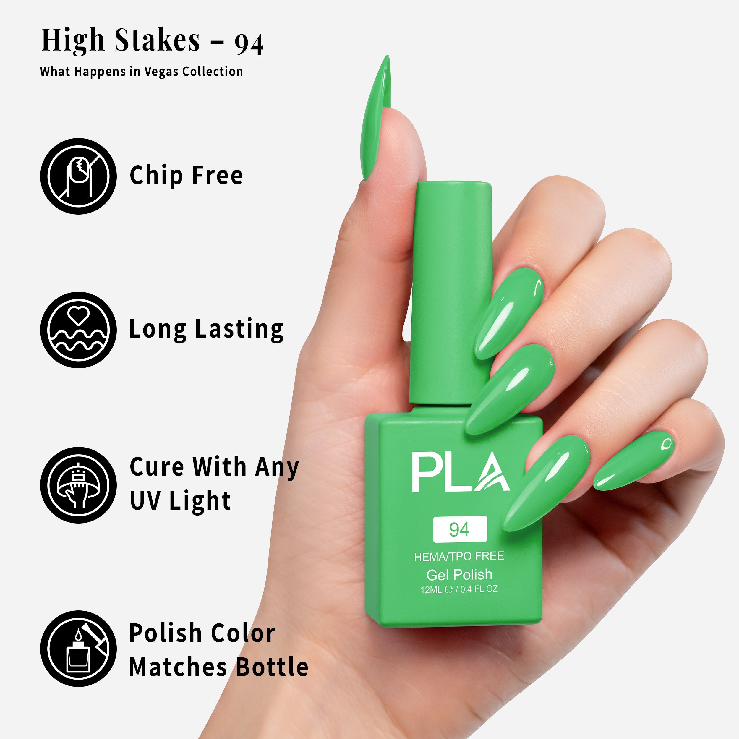 PLA Gel Polish 12ml - High Stakes 94