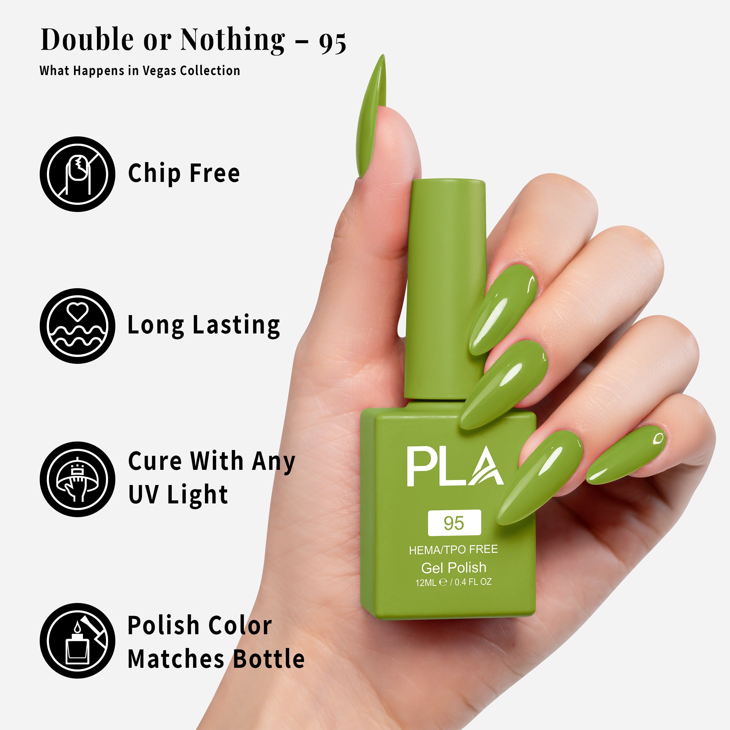 PLA Gel Polish 12ml - Double or Nothing 95