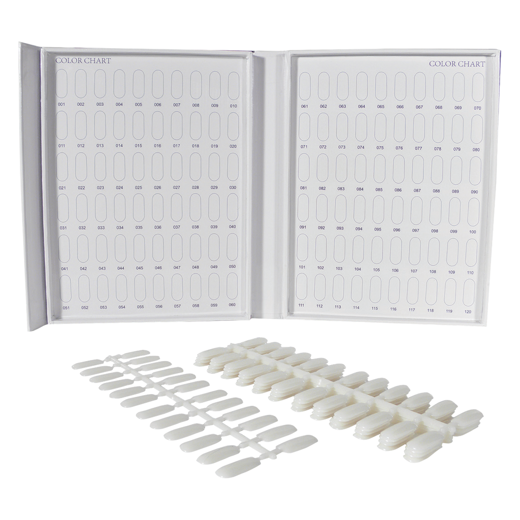 DL Pro Nail Art Color Chart Box - 120pc (DL-C376)