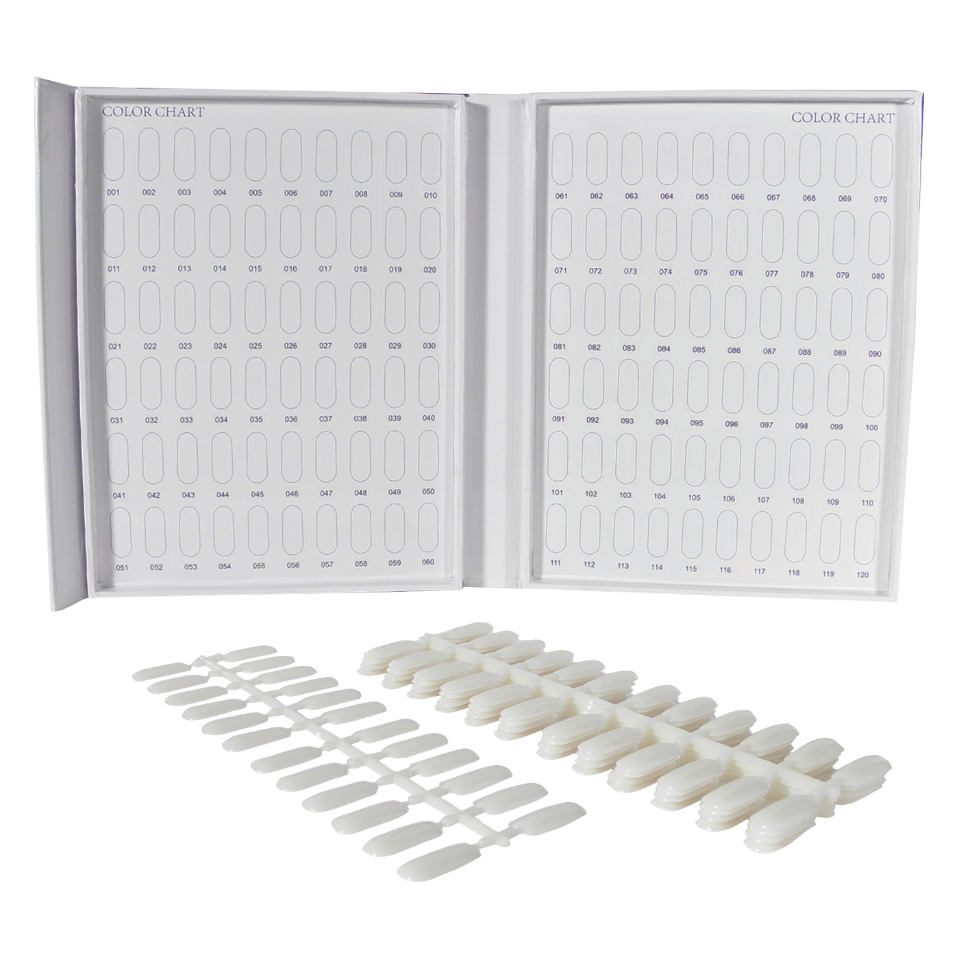 DL Pro Nail Art Color Chart Box - 120pc (DL-C376)