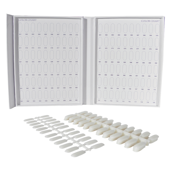 DL Pro Nail Art Color Chart Box - 120pc (DL-C376)