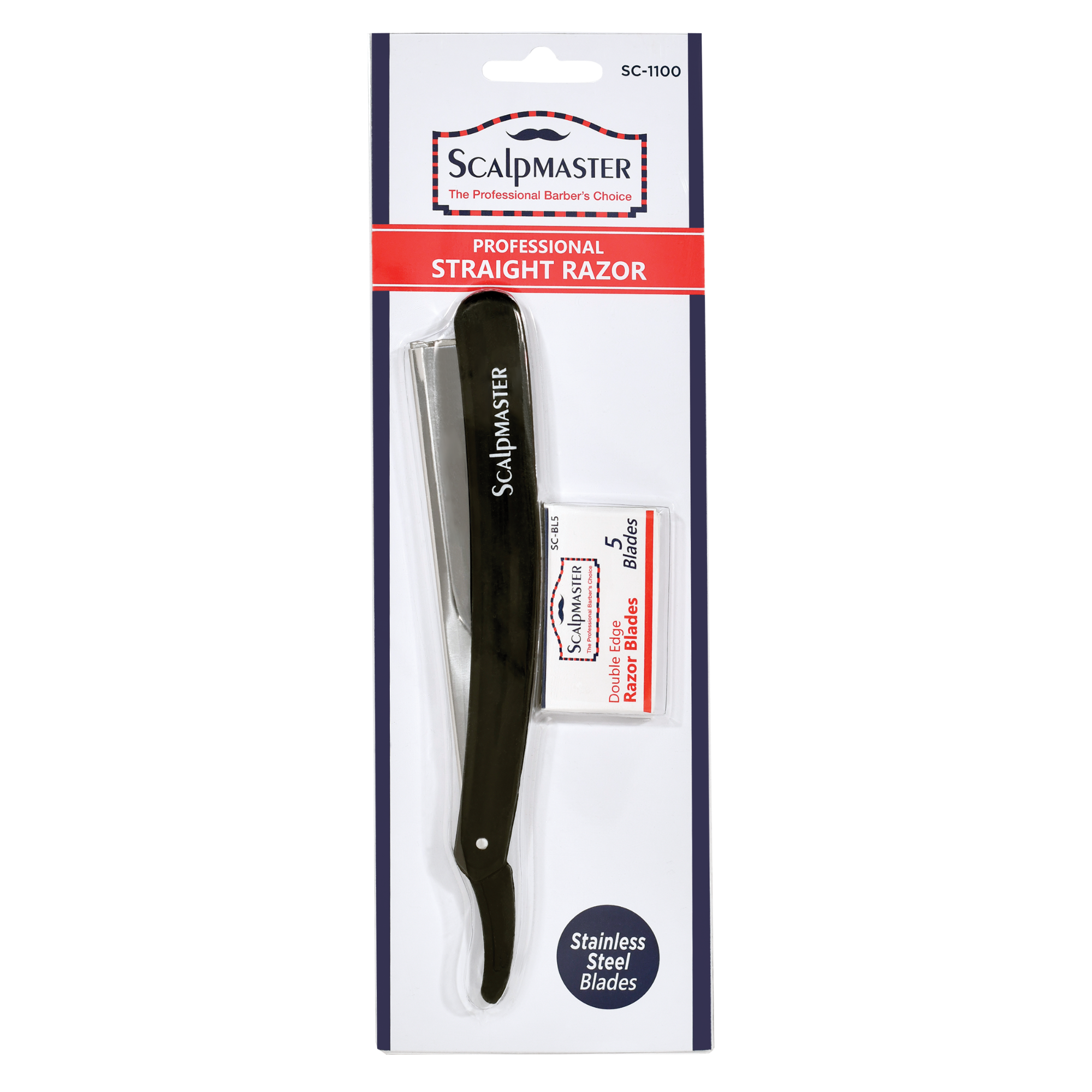 Scalpmaster Professional Straight Razor (SC-1100)