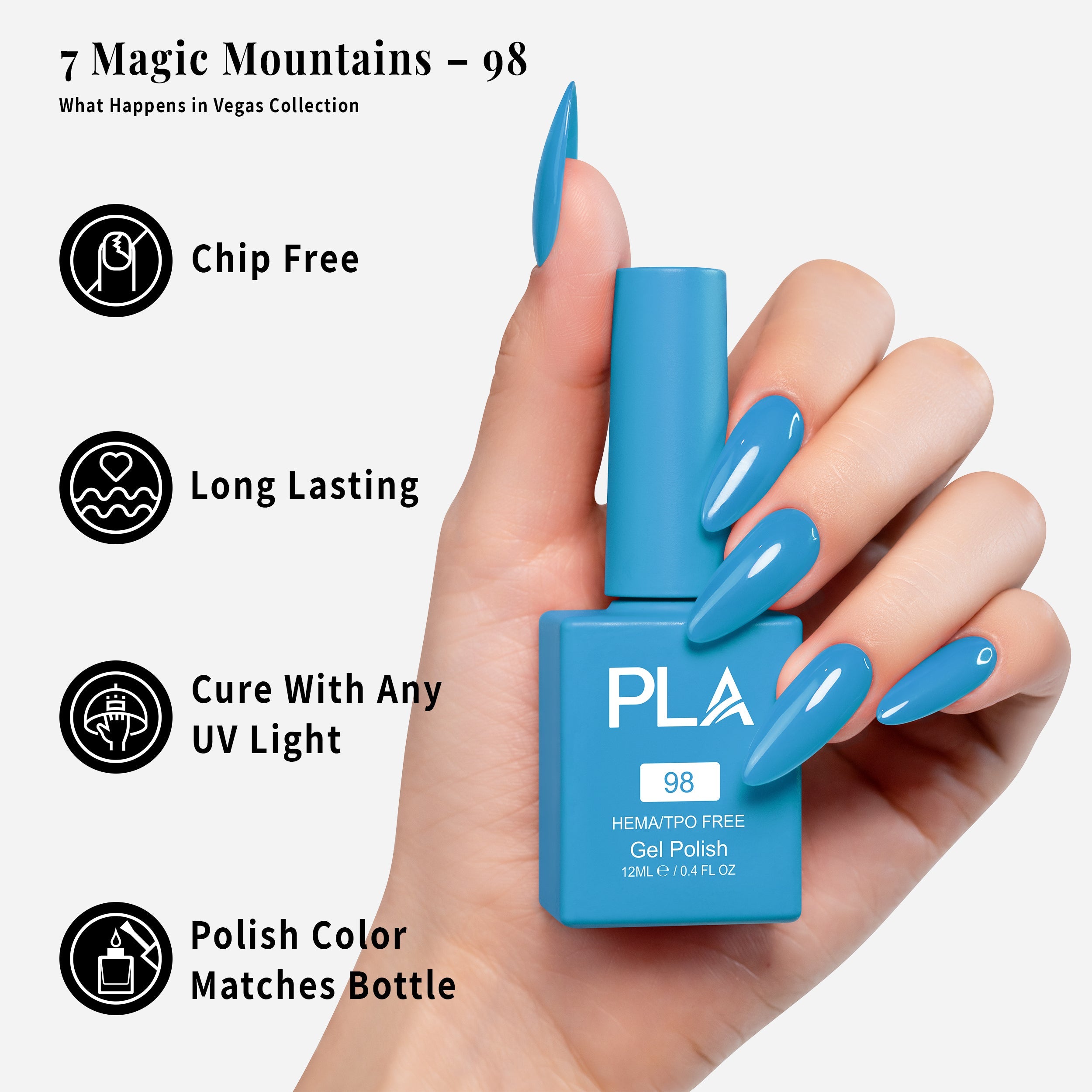 PLA Gel Polish 12ml - 7 Magic Mountains 98