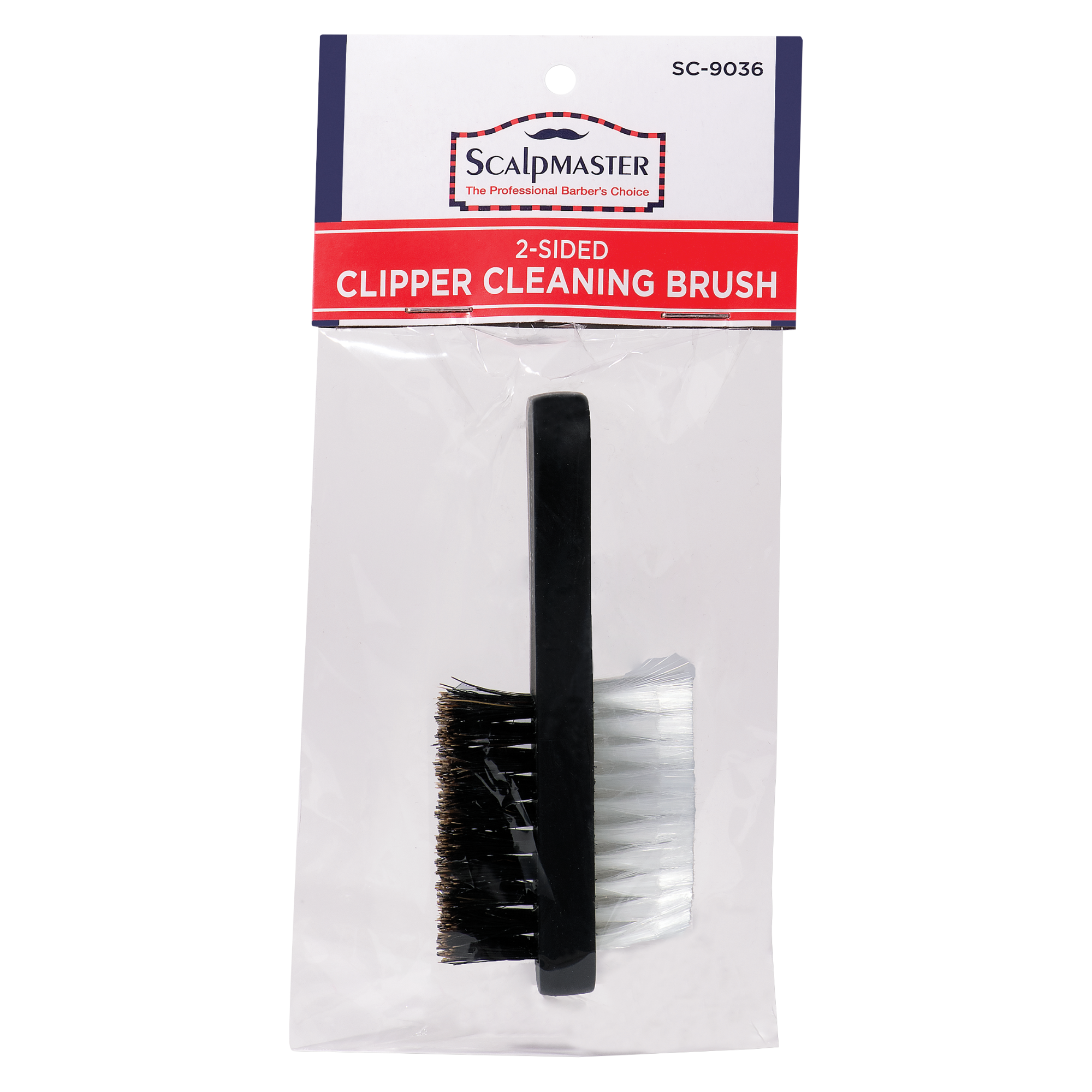 Scalpmaster 2 Sided Clipper Cleaning Brush (SC-9036)