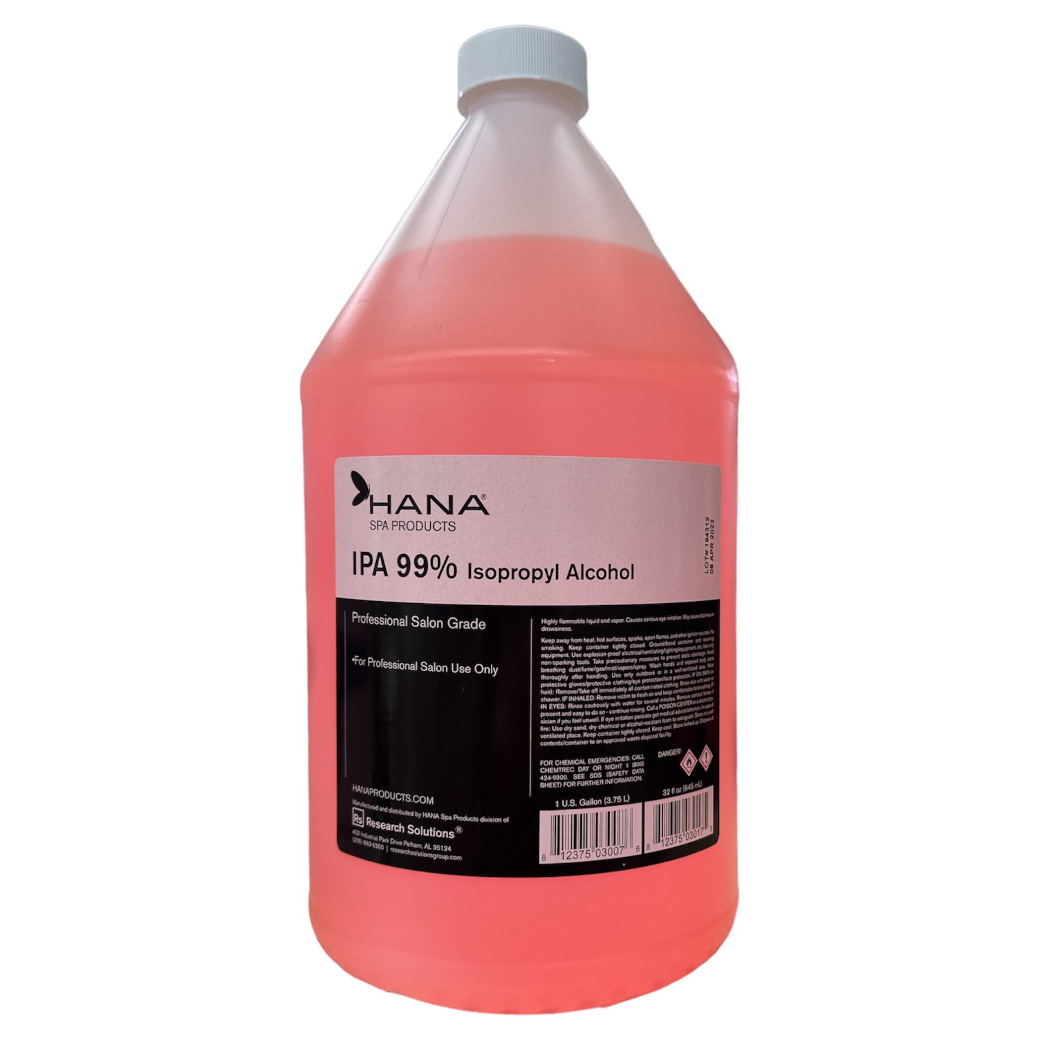 Hana 99% Isopropyl Alcohol Cherry Scent - Gal Main image