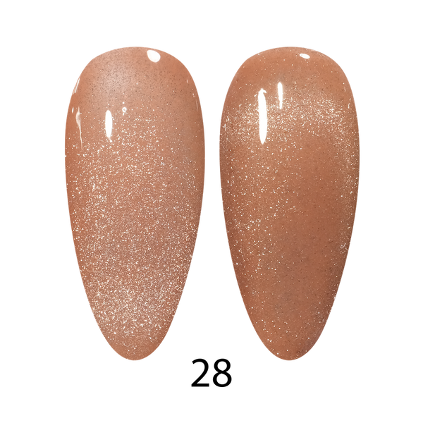 DND DC 9D Cat Eye Creamy - Caramel Lullaby #28