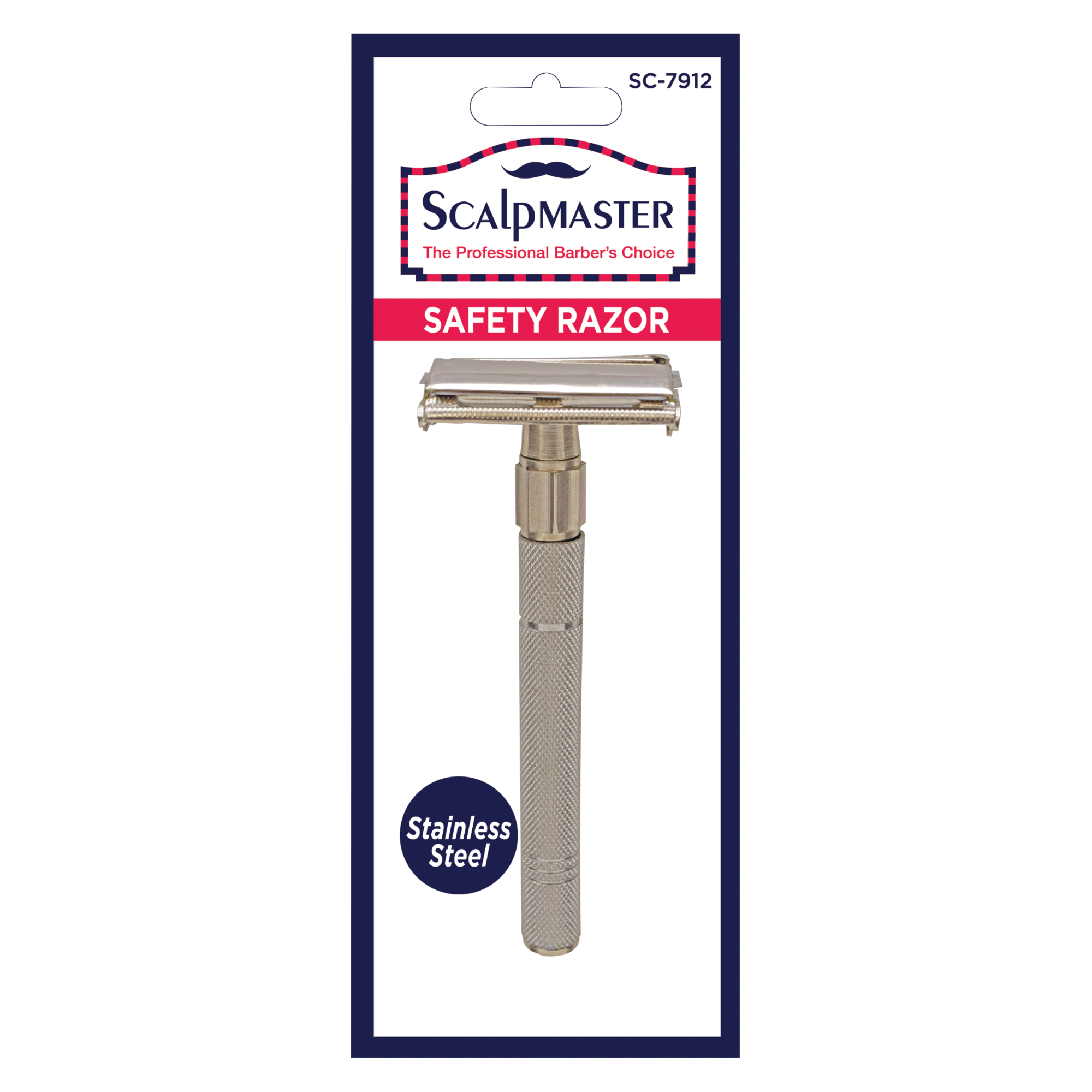 Scalpmaster Stainless Safety Razor (SC-7912)