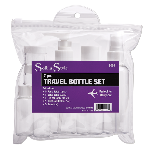 Soft N Style 7pc Travel Bottle Set (8069)