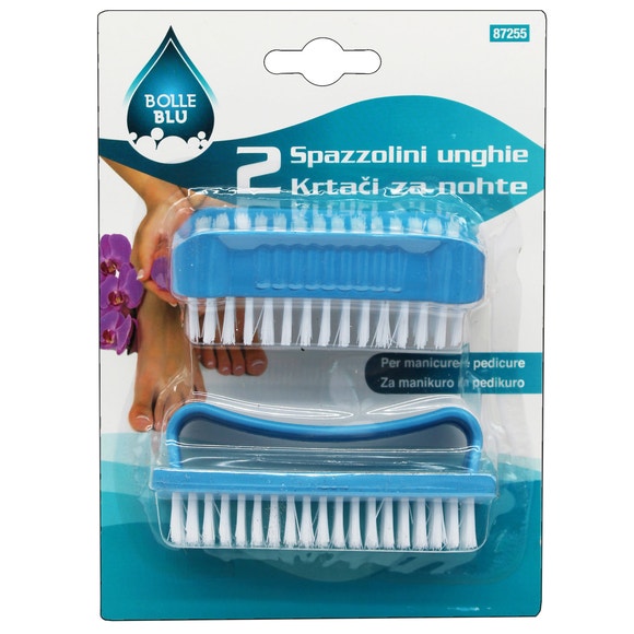 Mani/Pedi Nail Brush 2Pack