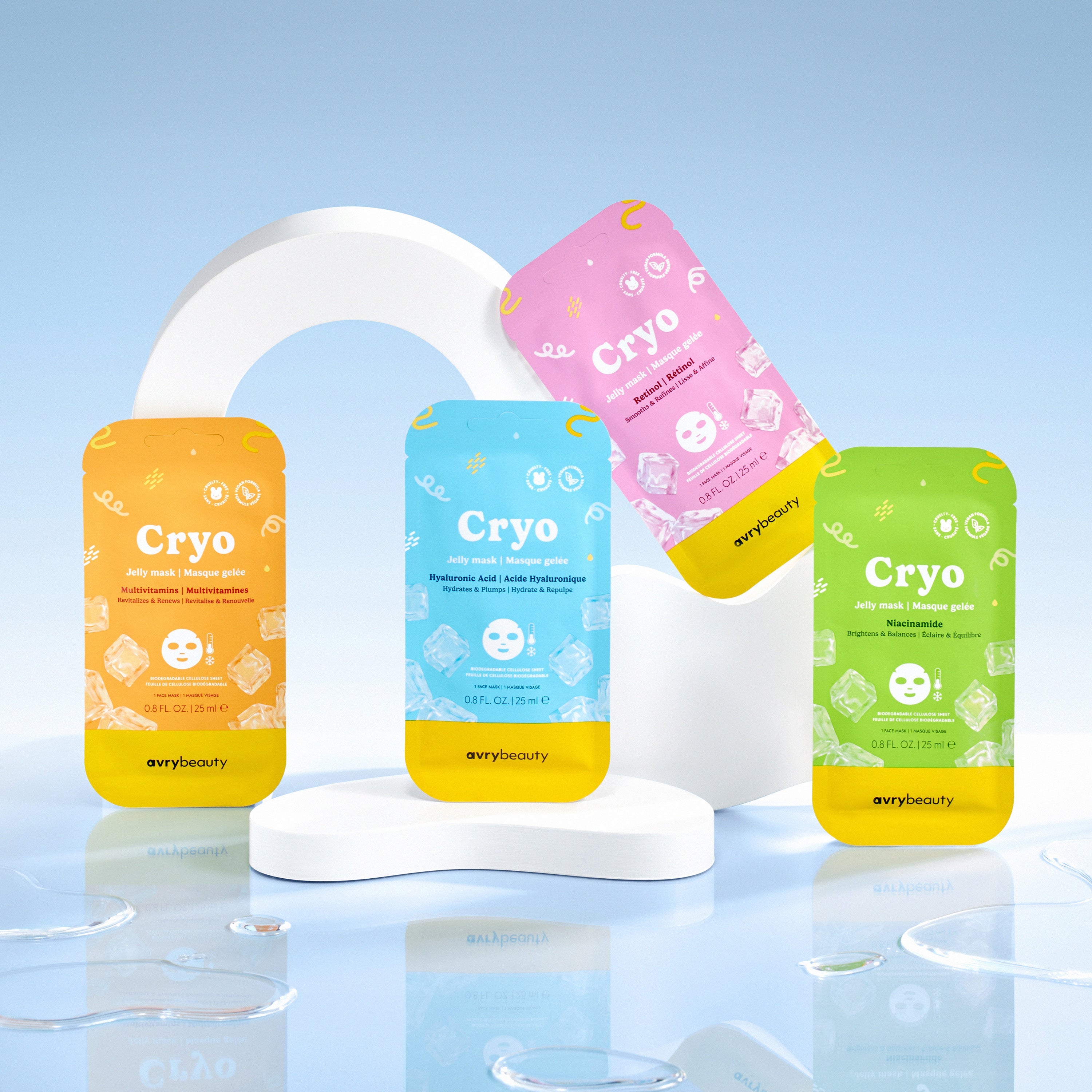 Avry Cryo Jelly Facial Mask - Assorted Kit