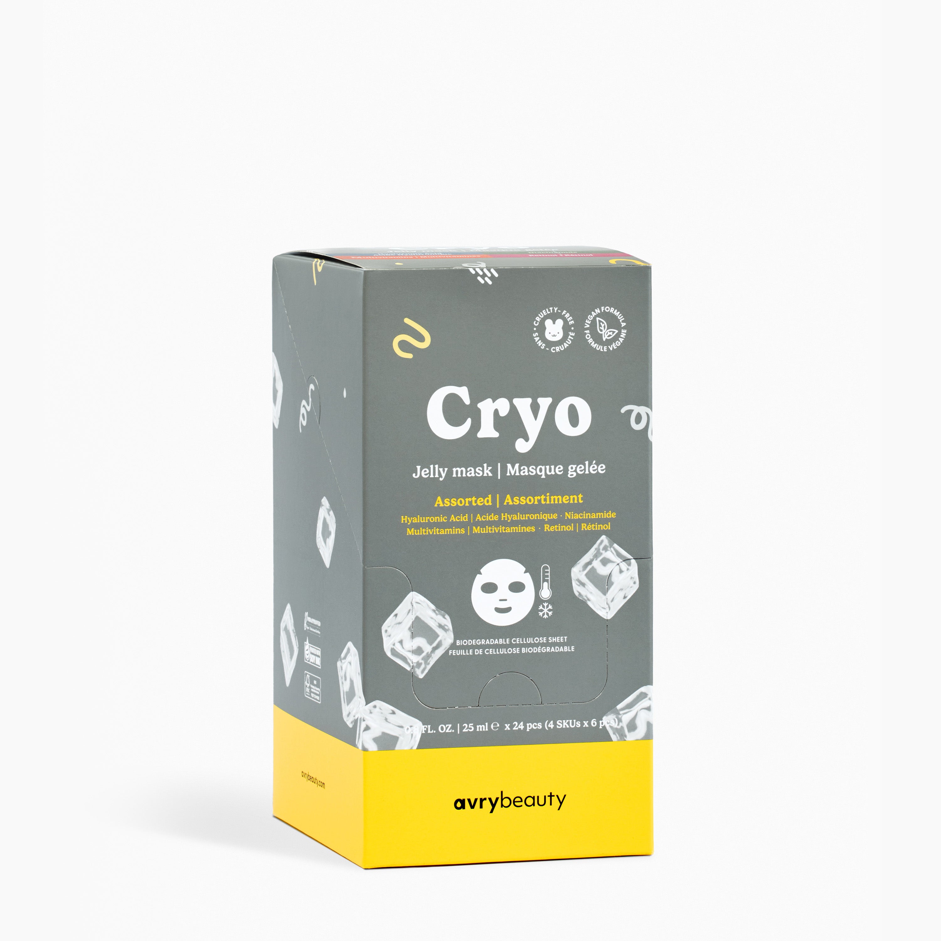 Avry Cryo Jelly Facial Mask - Assorted Kit