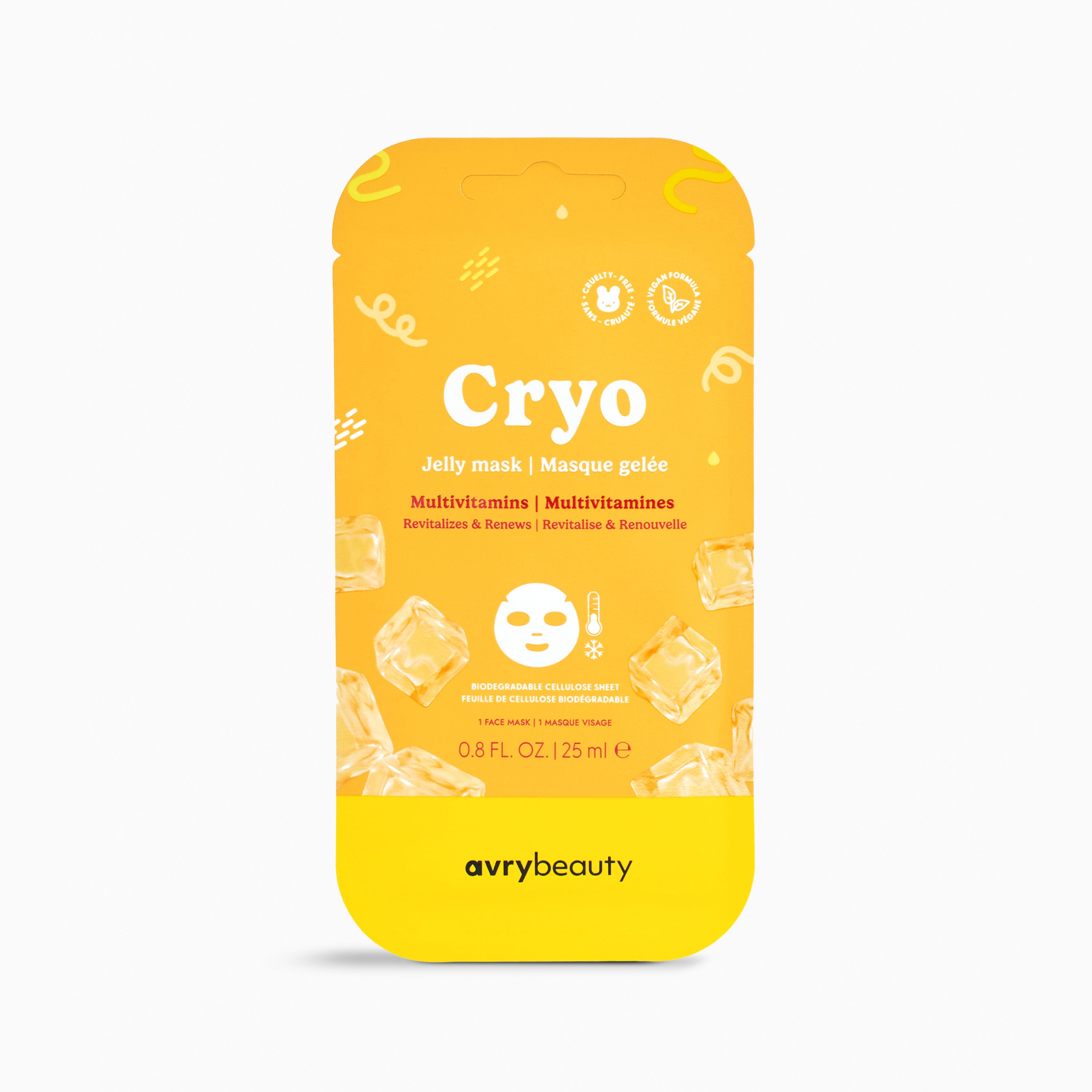 Avry Cryo Jelly Facial Mask - Multi Vitamins