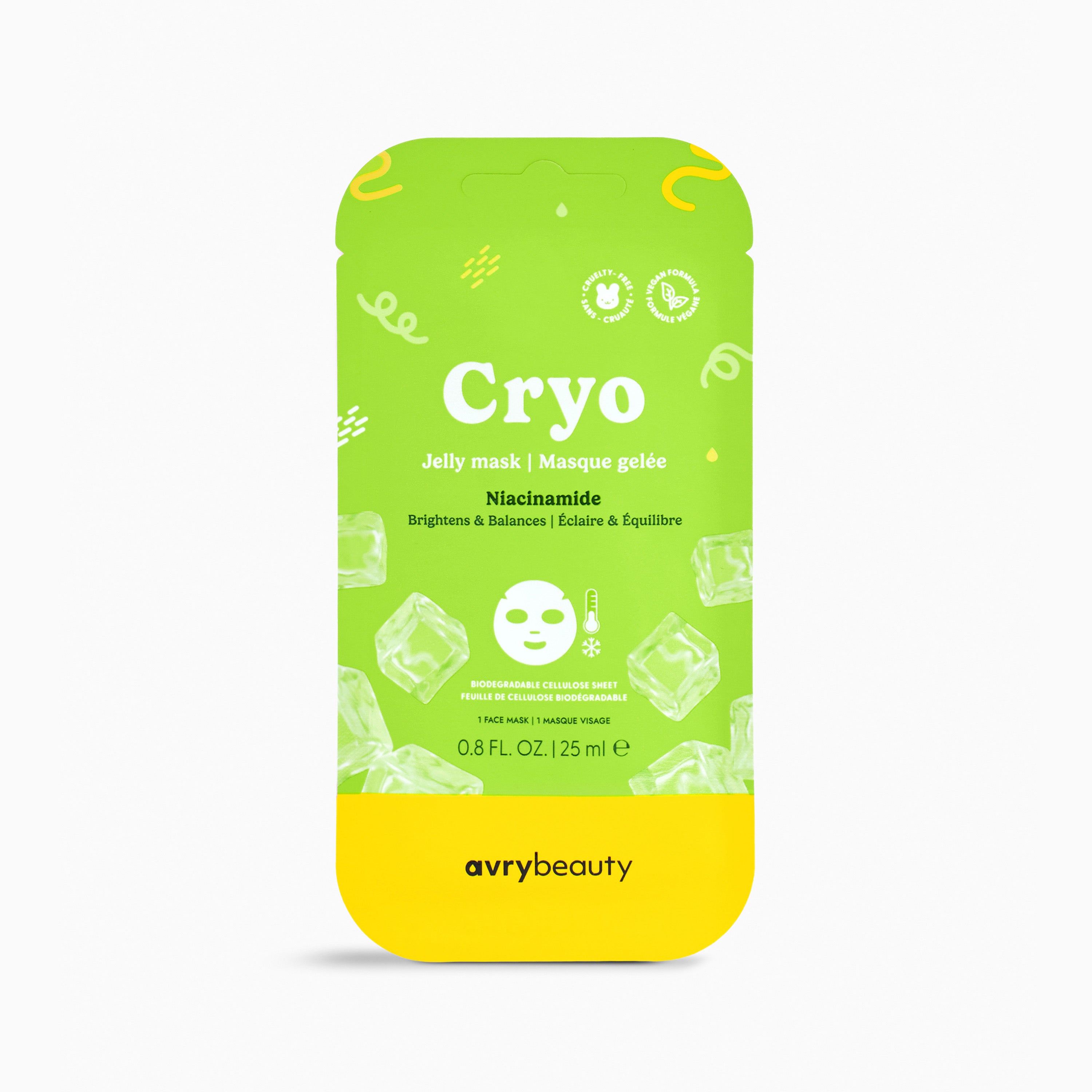 Avry Cryo Jelly Facial Mask - Niacinamide Main image