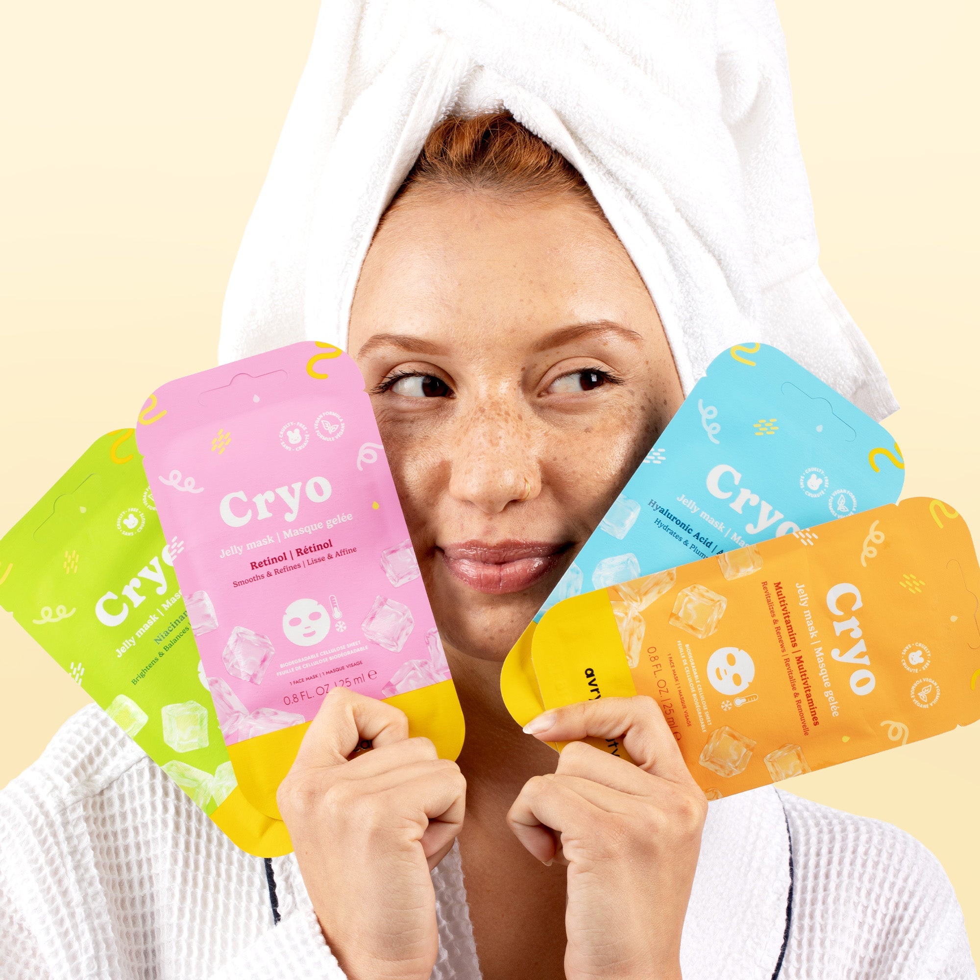 Avry Cryo Jelly Facial Mask - Niacinamide